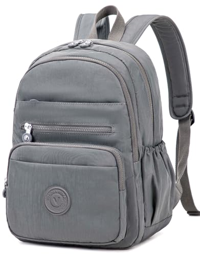 Hiking Waterproof 13" Laptop Backpack Purse for Women and Men,Travel Backpack - color: Dark Grey