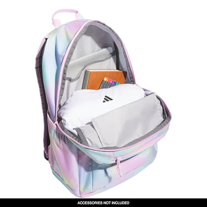 adidas Kids Affiliate Backpack – School Bag for Girls and Boys, 27L, Halftone Gradient Bliss Lilac/Bliss Lilac Purple, OSFA - color: Halftone Gradient Bliss Lilac/Bliss Lilac Purple