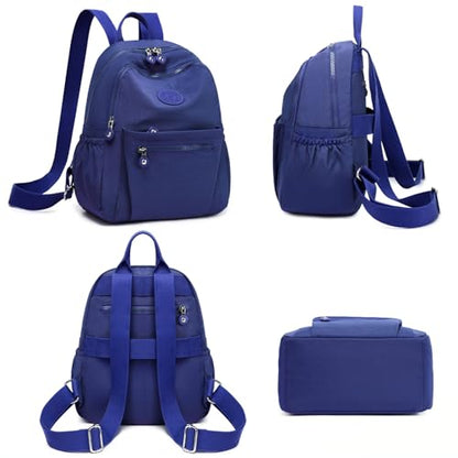 Mini Backpack Purse for Women, Stylish Daypack Shoulder Bag, Small Lightweight Daypack for Work Travle College (A- Dark Blue) - color: A- Dark Blue