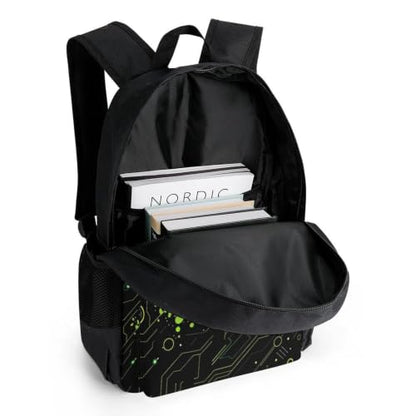 Football Backpack, Durable Polyester Daypack with Laptop Compartment, Reinforced Bottom, Adjustable Shoulder Straps And Multi Pockets for Travel And Daily Use - color: Football