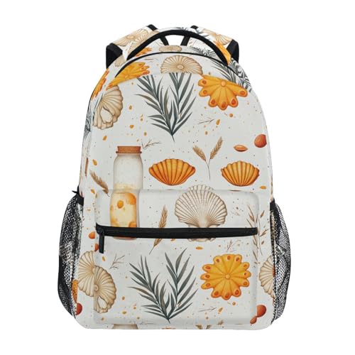 Backpacks for Teenager Fashion Vintage Daypacks with Chest Strap for Travel Trip Instant Oatmeal Italian Style - color: Multicolor10