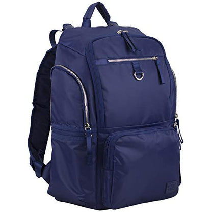 BODHI Baby Waterproof Multi-Function Travel Essentials Baby Tote Diaper Bag Backpack Changing Pad, Stroller Straps for Parents, Unisex, Deep Cobalt Blue - color: Deep Cobalt Blue