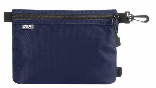 GOX Small Toiletry Bag for Men Bulk Cosmetic Bag Dopp Kit Carry On Zipper Pouch Organization Nylon Small Packing Sack Waterproof (Navy) - color: Navy
