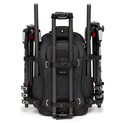 Manfrotto PRO Light Flexloader L, Professional Backpack for Cameras, Expandable Pocket for 3-Axis Gimbal Stabilizer, Multiple Tripod Attachment Points, Interchangeable Dividers, Black