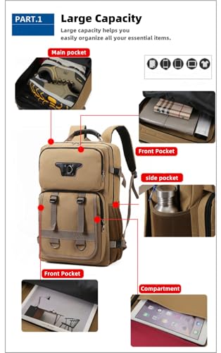 Large Travel Backpack Carry,Camping Hiking Backpack,Water Resistant Outdoor Daypack Travel Bag for Climbing Skiing(Blue) - color: Blue