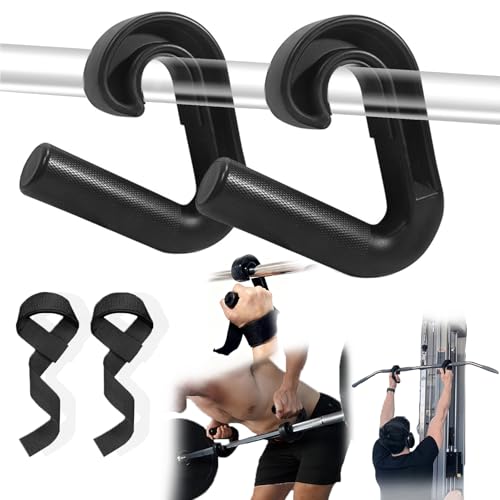 45/90 degree Neutral Grip Pull Up Handles with Lifting Straps - Heavy Duty Angled Barbell Grips & Pull Up Bar Grips for Home Gym, Deadlifts, Rows - Relieve Wrist & Shoulder Stress - color: black, size: 90°