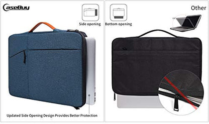 17.3 inch Laptop Briefcase Bag for HP Pavilion 17 Inch, Envy 17, PROBOOK 17, Dell G7 17.3, Dell Inspiron 17, ASUS VivoBook 17, Acer Aspire 17.3-in Computer Sleeve Case, Navy Blue - color: Navy Blue, size: 17-17.3 Inch