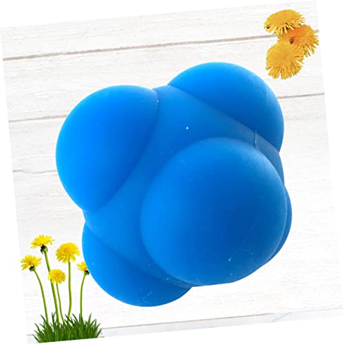 1pc Hexagonal Silicone Reaction Training Agility Testing Sphere for Men Women Easy Use Bouncing for Coordination Speed Rehabilitation