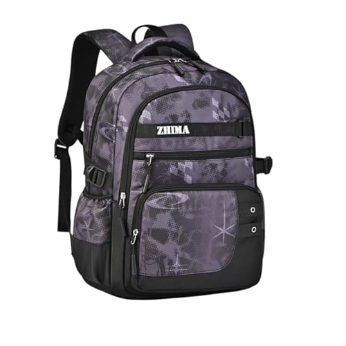 Stylish Lightweight Minimalist Backpack with Sporty Style, Durable Spacious Daypack for New Term Gift (black,Small) - color: Black, size: Small