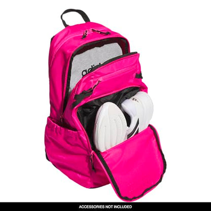adidas Defender 5 Backpack for Sports, Gym, School and Travel, 33L, Team Shock Pink 2/Black, OSFA - color: Team Shock Pink 2/Black