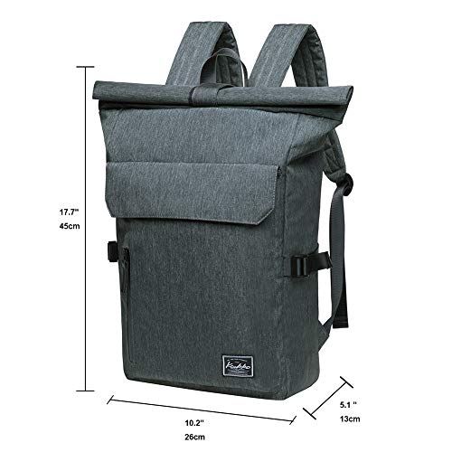 KAUKKO Casual Daypacks&multipurpose backpacks,Outdoor Backpack,Travel Casual Rucksack,Laptop Backpack Fits 15" - color: 12greygreen