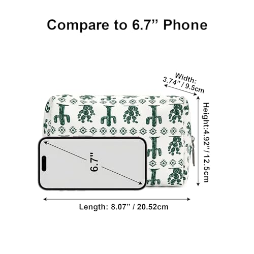 Montana West X Wrangler Travel Makeup Bag Waterproof Cosmetic Bag Portable Makeup Pouch for Women Large Toiletry Bag - color: Green