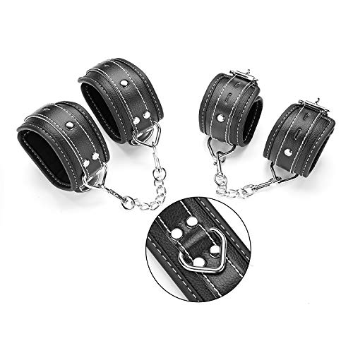 2026 Upgraded Heavy Duty Expandable Spreader Bar – Adjustable PU Straps for Pilates, Yoga - style: Black+BlackLZ