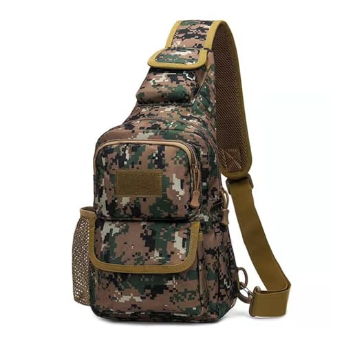 Sling Bag Crossbody Backpack for Men,Handiness Skiing Sling Bag, Lightweight Daypack for Hiking Travel (Color 4) - color: Color 4