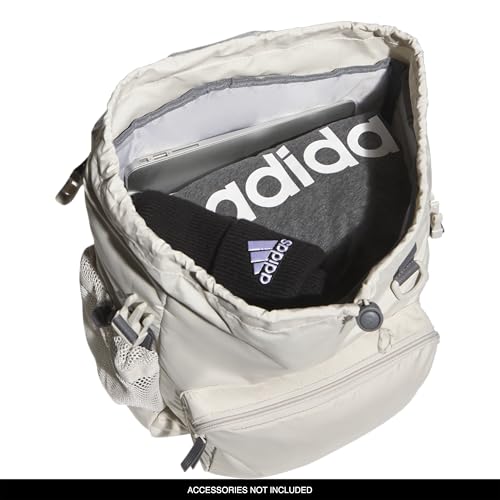 Saturday Sport Fashion Compact Small Size Backpack - color: Alumina Beige/Grey Four
