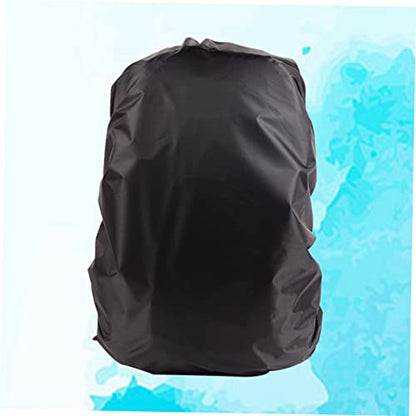 KOMBIUDA Unisex Backpack Rain Cover Portable Raincoat for Outdoor Travel Camping Hiking Seamless Construction Fits Backpacks Black