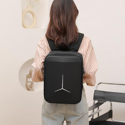 Backpack Case for DJI Flip, Travel Carrying Storage Shoulder Bag EVA Protective Cover Shell can Store Flip Drone Accessories, RC2 or RC-N3 Remote, Charging Hub Batteries Portable Organizer