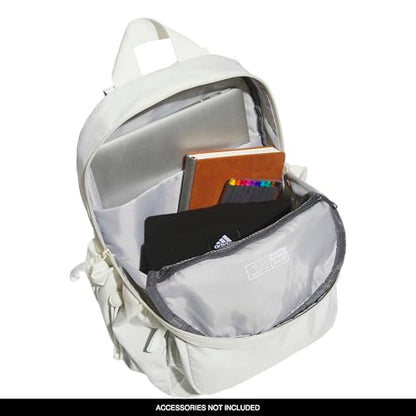 adidas Weekender Backpack – Small Lightweight Everyday Bag, 19L, Off White/1, OSFA - color: Off White/1