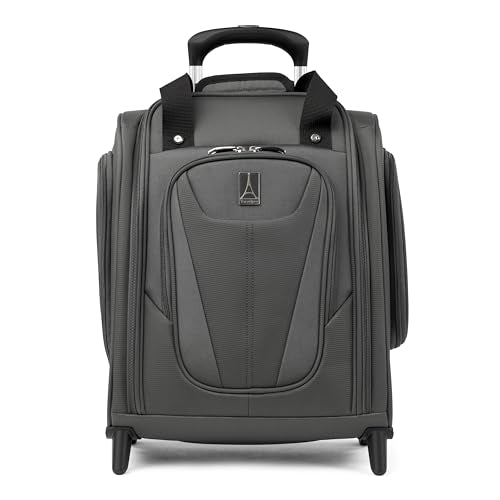 Travelpro Luggage Maxlite 5 Softside Lightweight Rolling Underseat Compact Carry on Upright 2 Wheel Bag, 15-Inch — Shadow Grey - color: Shadow Grey
