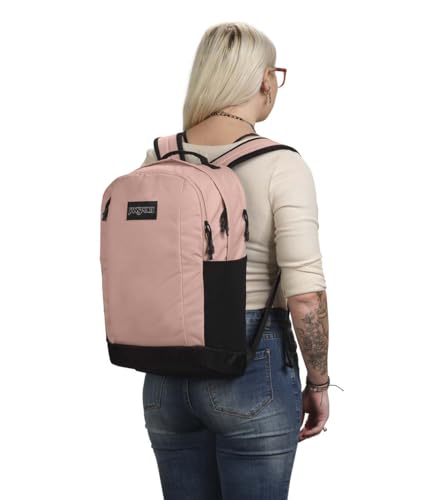 JanSport Inbound Pack – Large Main Compartment, Dual Water Bottle Pockets, and Dedicated 15-Inch Padded Laptop Pocket, Misty Rose - color: Misty Rose