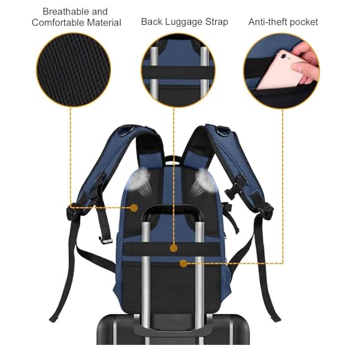 MOSISO Camera Backpack, DSLR/SLR/Mirrorless Photography Camera Bag 15-16 inch Waterproof Hardshell Case with Tripod Holder&Laptop Compartment Compatible with Canon/Nikon/Sony, Steel Blue - color: Steel Blue