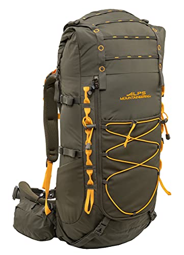 ALPS Mountaineering Nomad RT 50, Roll-Top Internal Frame Hiking Pack - color: Clay/Apricot