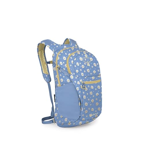 Osprey Daylite Plus Commuter Backpack - Lightweight, Everyday Pack with Laptop Sleeve and Water Bottle Pockets - Ideal for Work, School, and Travel with Versatile Storage, Daisy Print Sevres Blue - color: Daisy Print-sevres Blue