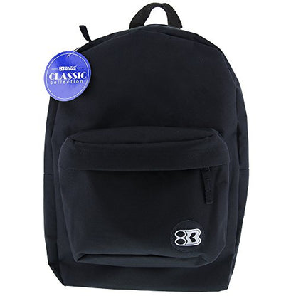 BAZIC 1050 Classic Backpack, Black, 17" - color: Black, size: 17"