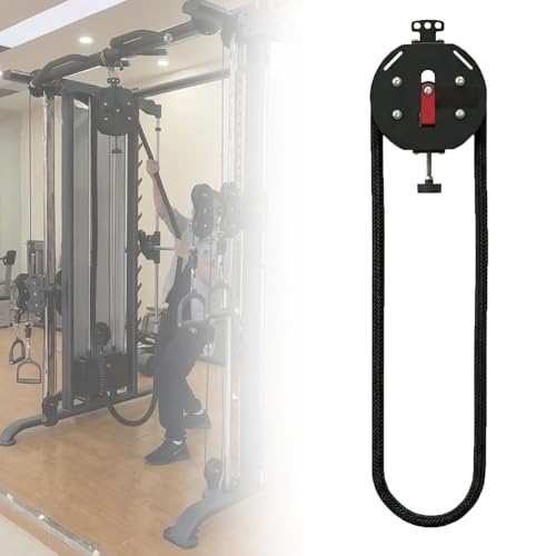 Compact Infinity Rope Trainer for Small Space Home Gym Adjustable Resistance Cable Machine for Arm Back Core Training Portable Workout Tool for Men and Women