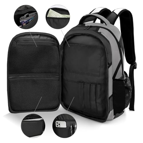 Volleyball Gray Black White Customized Waterproof Backpacks Shoulders Bags Daypacks - color: Muilti 14