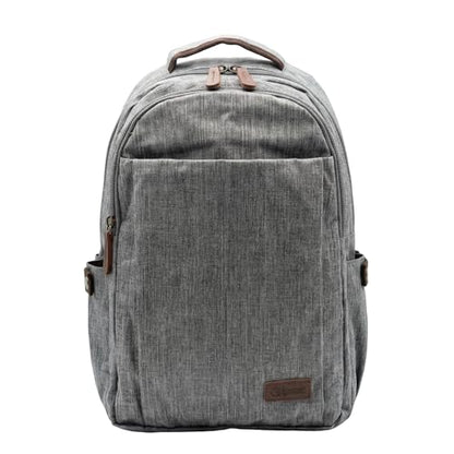 Travel Backpack Mens Business Laptop Bag with Multi-Pockets Minimalist Nylon Daypack Fits 16 Inch Notebook Casual Work Bag (GRY) - color: Gry