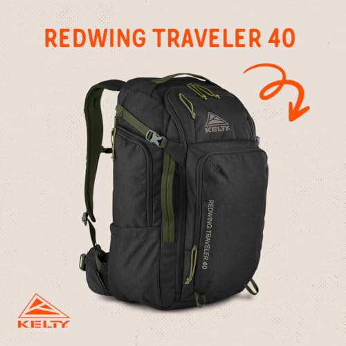 Kelty | Redwing Traveler Backpacks, Travel Pack for Adventure Travel - color: Black, size: 40L