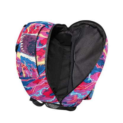 susiyo Custom Name Backpack Personalized School Bookbag Cartoon Shark Lightweight College Back Pack Travel Camping Casual Daypack for Teens Girls Boys Women Men - color: Custom Shark