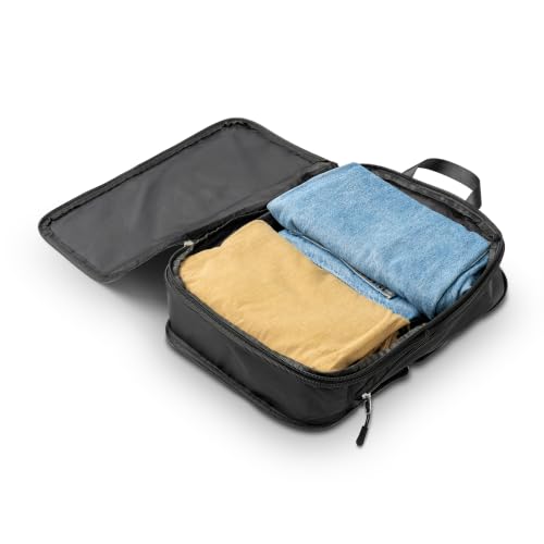 Large Compression Packing Cubes for Travel-Packing Cube Luggage Organizers 7 Piece Set for Checked Luggage-Ultralight, Expandable/Compression Bags by TRIPPED Travel Gear (Black) - color: Black