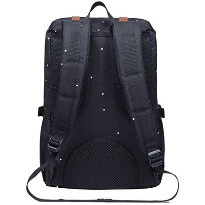 KAUKKO Laptop Outdoor Backpack, Traveling Rucksack Fits 15.6 Inch Laptop(5-7-Blackpoint) - color: 5-7blackpoint