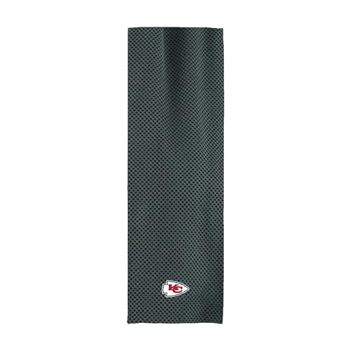 Northwest NFL Kansas City Chiefs Cooling Towel, 12" x 40", Charcoal - color: Kansas City Chiefs