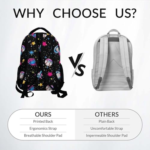 Personalized Baseball Backpack for Boys, Custom Kids Baseball Drip School Bag - 17" Youth Sports Bookbag for Elementary Middle School - color: Black