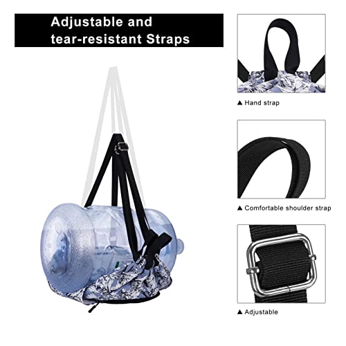 KAMO Drawstring Backpack Bag - Sport Swimming Yoga Backpack with Shoe Compartment, Two Water Bottle Holder for Men Women Large String Backpack Athletic Sackpack for Travel - color: N-2
