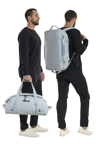 Thule Chasm Duffel bag, Weather-resistant materials, Easy packing, Converts to backpack, Internal pockets, Travel-ready - color: Soft blue, size: 40L