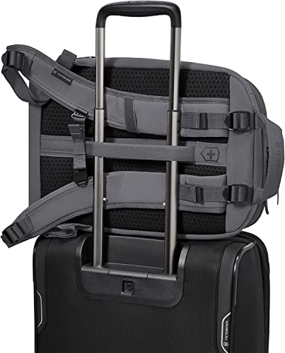 Victorinox Touring 2.0 City Daypack - Professional Laptop Backpack for Business & Outdoor Use - Features Waterproof Pouch - 17 Liters, Light Gray - color: Stone Grey