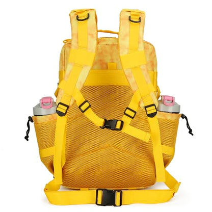 Military Tactical Backpack for Men and Women Army 3 Days Assault Pack Bag Large Rucksack with Molle System for Hiking Cycling Skiing Camping Climbing - color: Yellowcamo