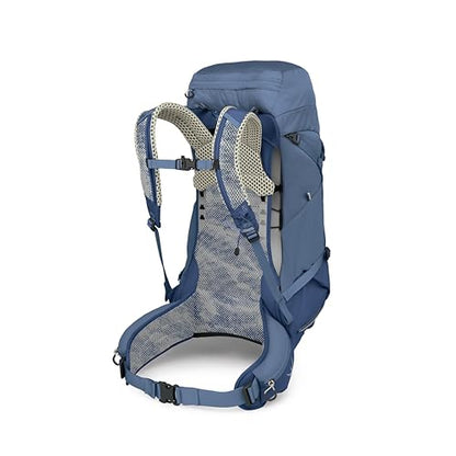 Osprey Stratos 36L Men's Hiking Backpack - Lightweight Backpacking Pack with Waterproof Raincover - Camping Bag, Nirvana Blue - color: Nirvana Blue, style: 36l