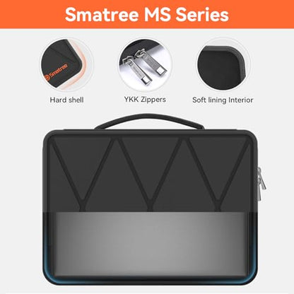 Smatree MS74 Hard EVA Protective Sleeve with Stand Compatible for 15 inch Microsoft Surface Laptop 7, for 15 inch Microsoft Surface Copilot+ PC 2024 Laptop Bag