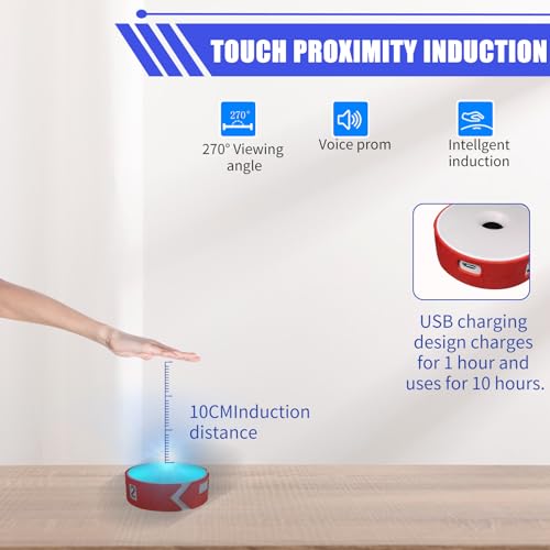 4Pcs/Pk Agile Reaction Training Lamp Set, Reaction Training Light Speed Agile Reaction Light Sports Equipment Quick Reaction Lights Enhancing Speed and Agility Tools