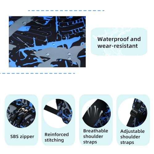 mezhsa Boys School Backpack Kids Bookbag Elementary Middle Durable Waterproof Bags - color: 1blue