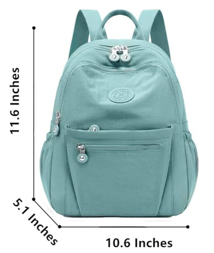 Mini Backpack Purse for Women, Stylish Daypack Shoulder Bag, Small Lightweight Daypack for Work Travle College (A- Light Green) - color: A- Light Green
