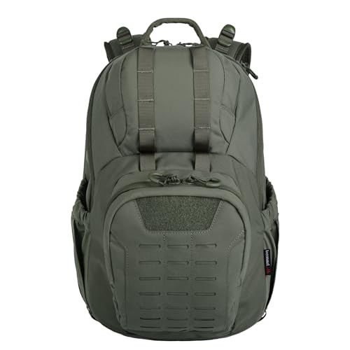 vAv YAKEDA 500D NylonTactical Military Backpack for Men,Fit 12.6-15.6 inches Laptop, Daily Bag for Hiking,hunting,running (Green) - color: Green