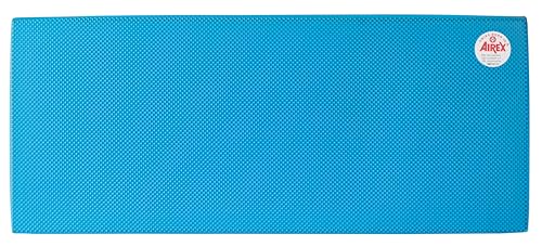 Airex Balance Pad Foam Board Stability Cushion Exercise Trainer for Balance, Stretching, Physical Therapy, Mobility, Rehabilitation and Core Strength Training 16 x 40 x 2.5, Blue - style: X-Large