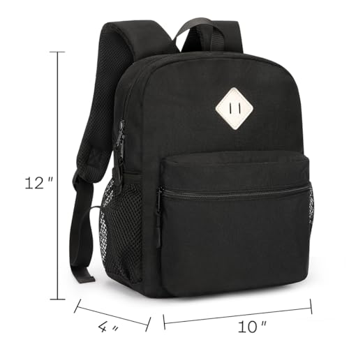 STEAMEDBUN Toddler Backpack for Boys 2-4, Kindergarten & Preschool Mini - color: Black, size: Mini - 12"H