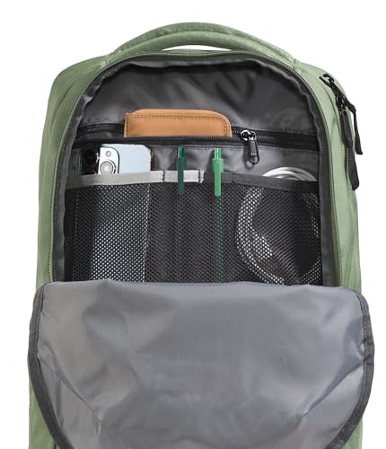 The North Face Vault Everyday Laptop Backpack - Commuter Travel Bag, Water-Repellent Finish, Spacious Compartment, Bark Mist/TNF Black, One Size - color: Bark Mist/Tnf Black